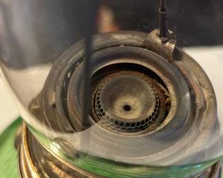 Green Aladdin Washington Drape Oil Lamp fourth image