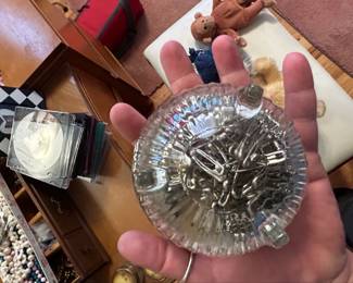 Vintage Vanity Jars and Trinket Dish Set third image