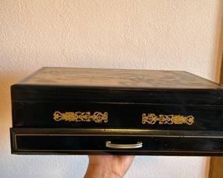 Japanese Landscape Painting on Wood Panel fourth image