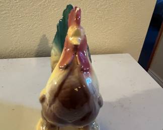 Royal Copley Ceramic Rooster Figurine second image