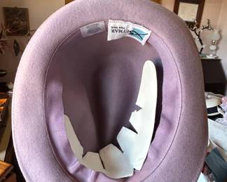 Betmar New York Lavender Felt Fedora Hat third image