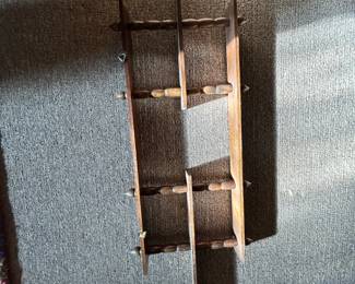 Vintage Wooden Spoon Rack or Trinket Shelf second image