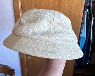 Vintage Brocade Cloche Hat