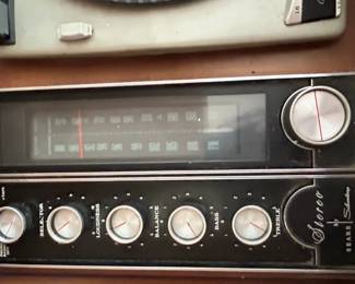 Sears Silvertone Stereo Console with Turntable and AM or FM Radio fourth image