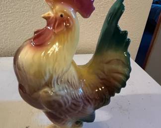 Royal Copley Ceramic Rooster Figurine