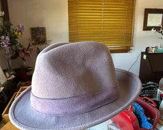 Betmar New York Lavender Felt Fedora Hat second image