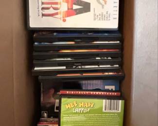 Assorted DVD and CD Collection