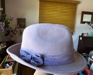 Betmar New York Lavender Felt Fedora Hat