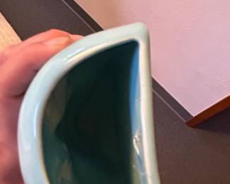 MidCentury Ceramic Face Wall Pocket Planter second image