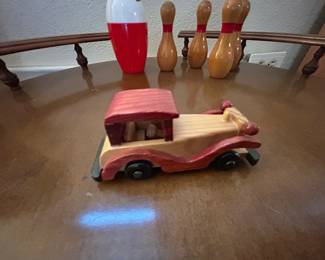 Vintage Wooden Toy Car
