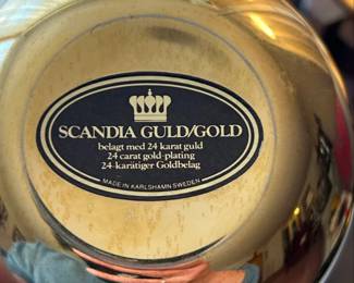 Scandia Guld or Gold Decorative Bowl second image