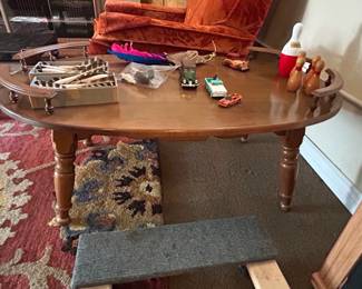 Vintage Tell City Colonial Revival Maple Coffee Table
