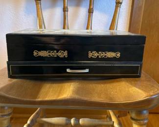 Japanese Landscape Painting on Wood Panel second image