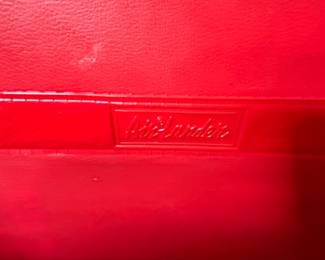 AirOLander Red Vinyl Vanity Case second image