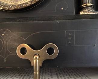 Antique Seth Thomas Adamantine Shasta Style Mantel Clock fifth image