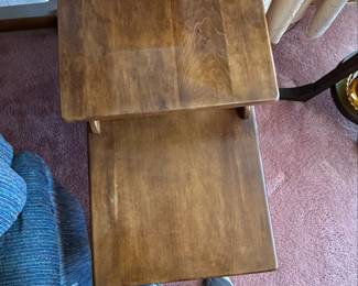 Vintage Baumritter Maple Step End Table third image