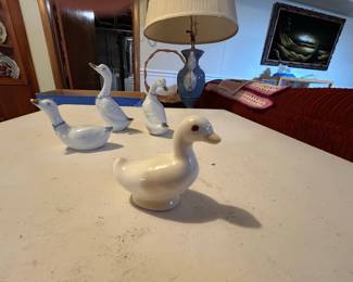 Ceramic Duck Figurines Set of  second image