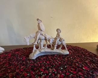 A. Santini Don Quixote and Sancho Panza Figurine