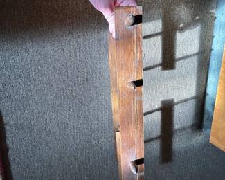 Vintage Wooden Spoon Rack or Trinket Shelf third image