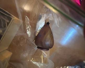 Vintage Wooden Spinning Top or Plumb Bob