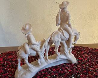 A. Santini Don Quixote and Sancho Panza Figurine third image