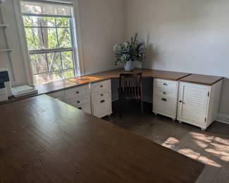 Pottery Barn Straight Section Desk 72" x 22" Deep x 30" Tall $398