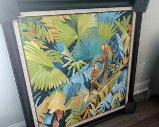 Local Artist Painting 43" x 43"