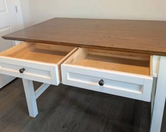 Photo of craft table with drawers open
