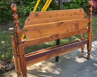 Cedar Headboard and Footboard 