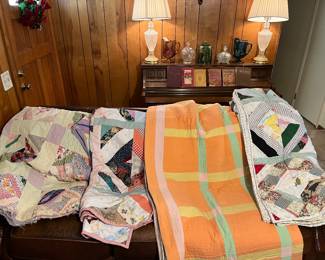 Assortment of Handmade Quilts - some not pictured