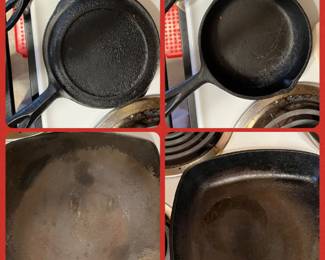 Vintage Cast Iron Pans
