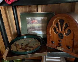 Duck Metal Tray, Reproduction Radio