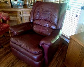 Leather Recliner 
