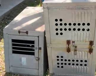 K9 hunting or working dog boxes aluminum 