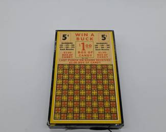 Vintage punch card games