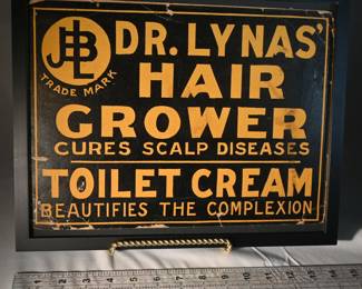 Vintage store display sign