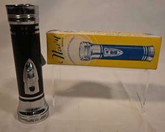 Vtg Navy flashlight in original box