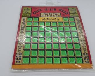 Vintage punch card games