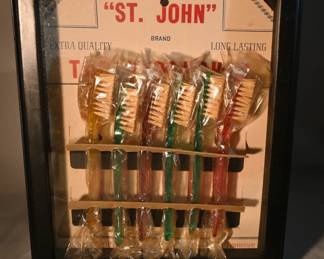 Vintage St Johns Toothbrush Store Display