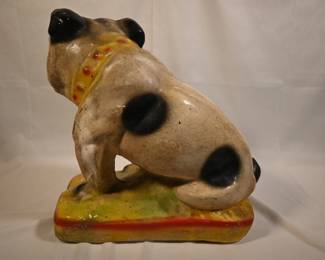Chalkware carnival dog
