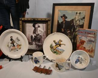 Lone Ranger, Hopalong Cassidy, Roy Rogers memorabilia