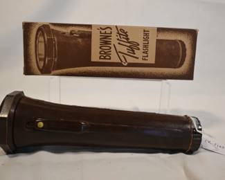 Vintage Browne's flashlight in original box
