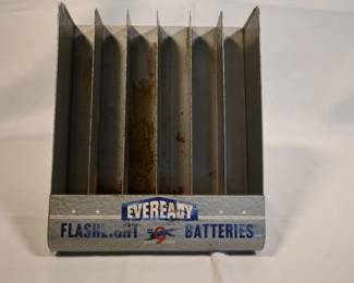 Vtg Eveready Flashlight Store Display