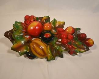 MCM Chalkware Wall Hanging