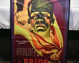 Repro Bride of Frankenstein Poster