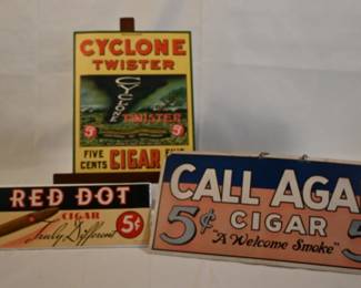 Vintage cigar advertising