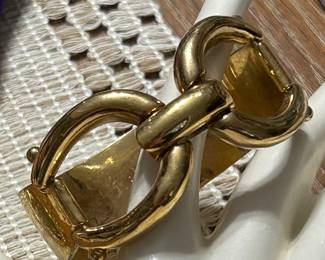 Vintage horsebit bangle