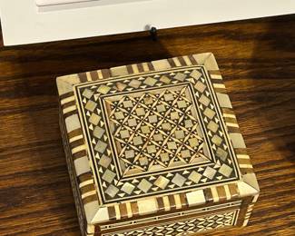 marquetry box
