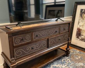 Studded Console table $60