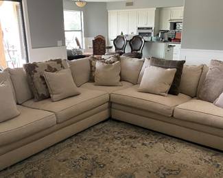 Large 128” Sectional $150